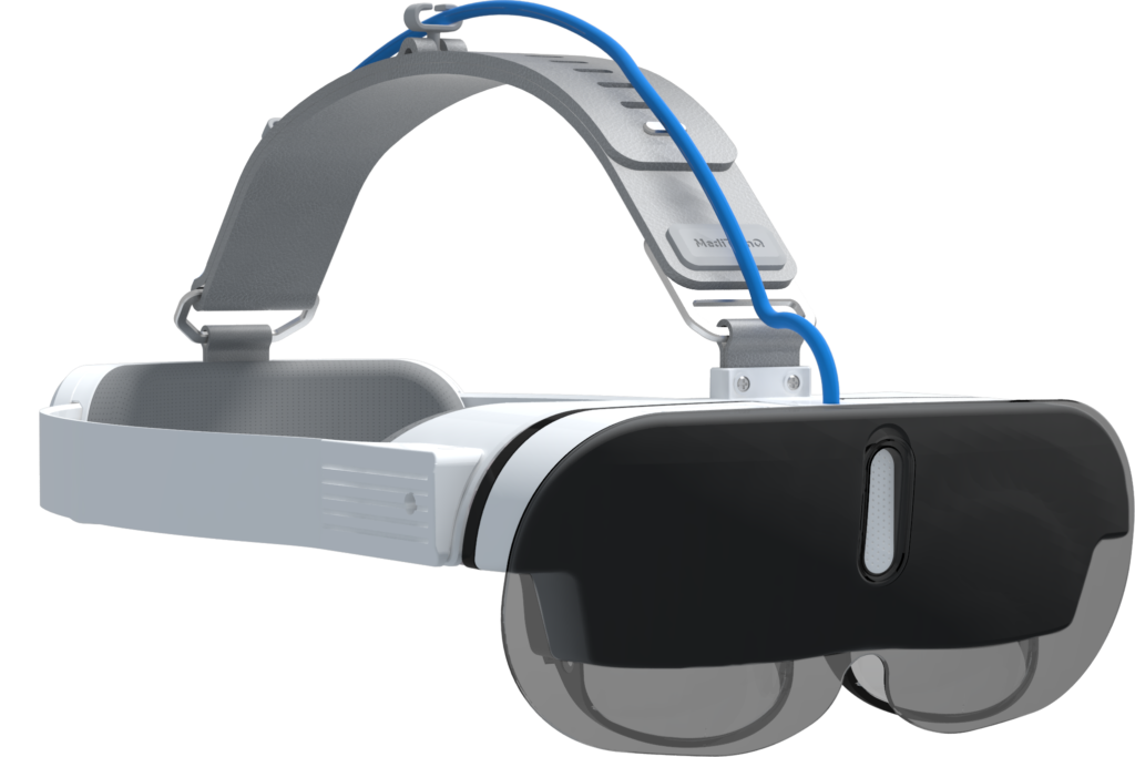 Scopeye Feather headset side view